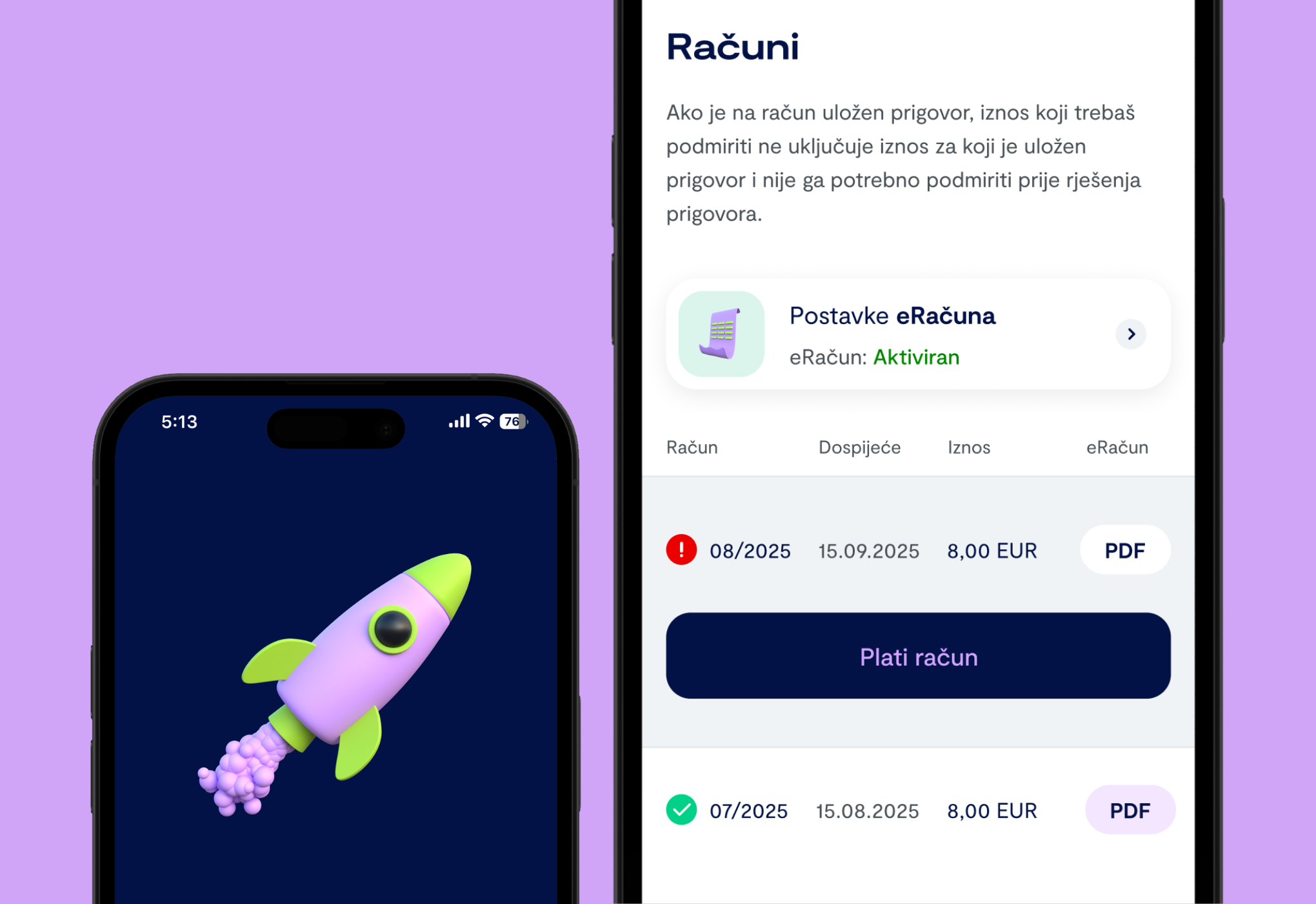 Croatian telco — Accessible mobile app